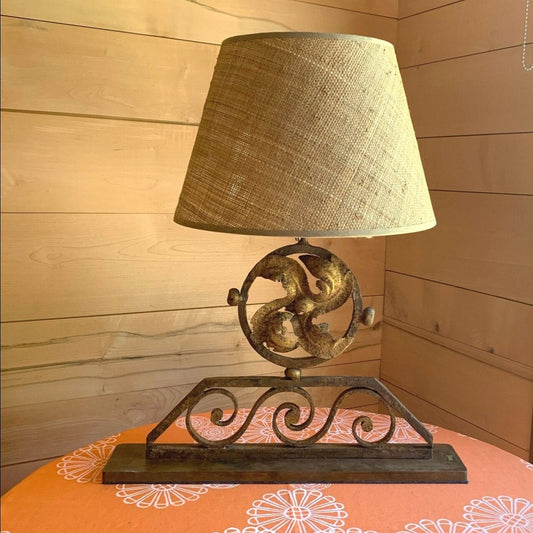 cast iron table lamp 